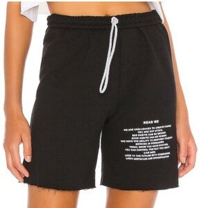 Boys Lie Black Shorts with White Text
